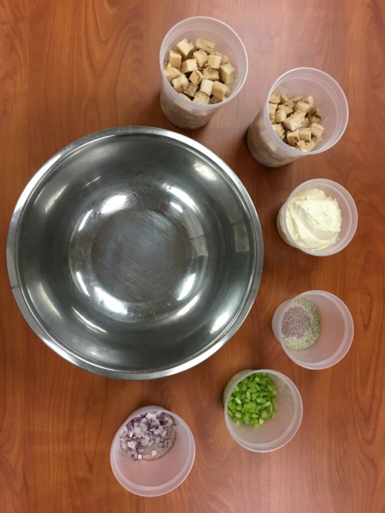 Chicken Salad Base Ingredients.