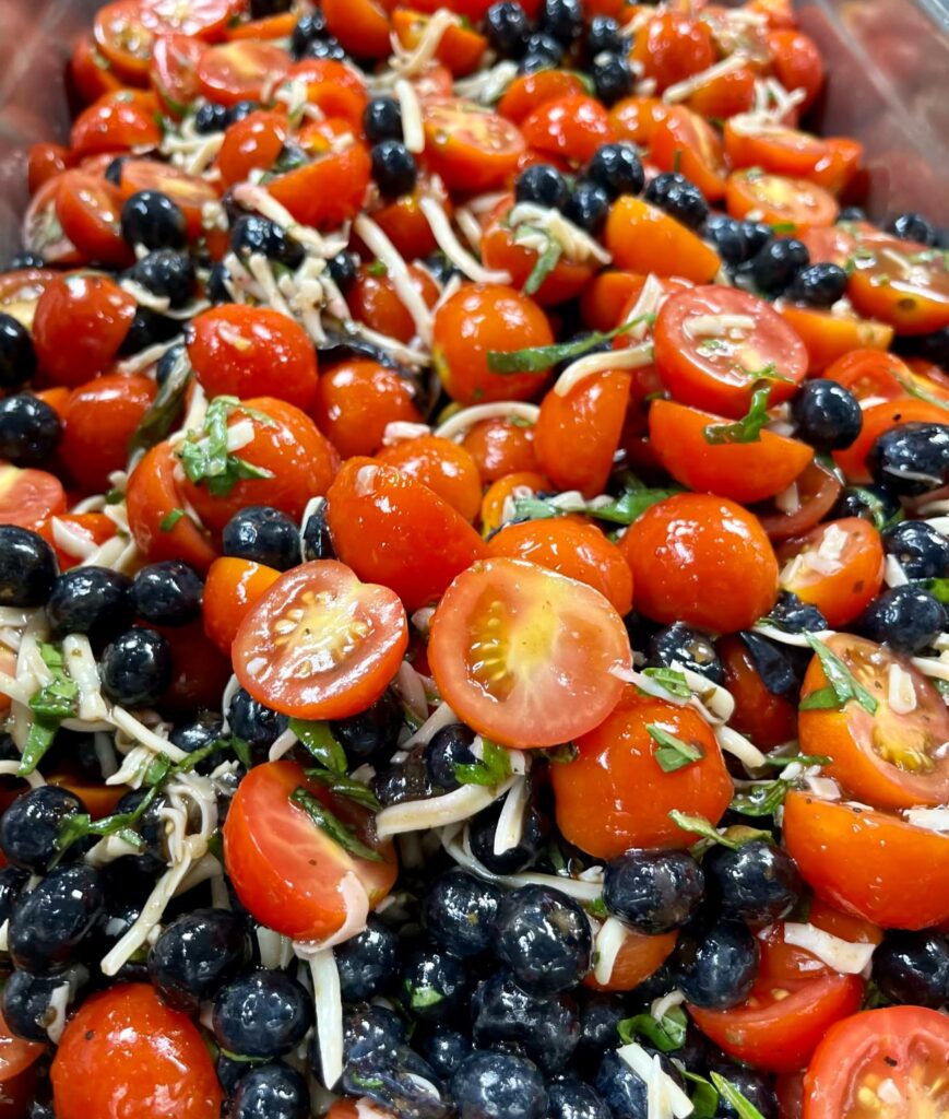 Tomato-Blueberry Salad