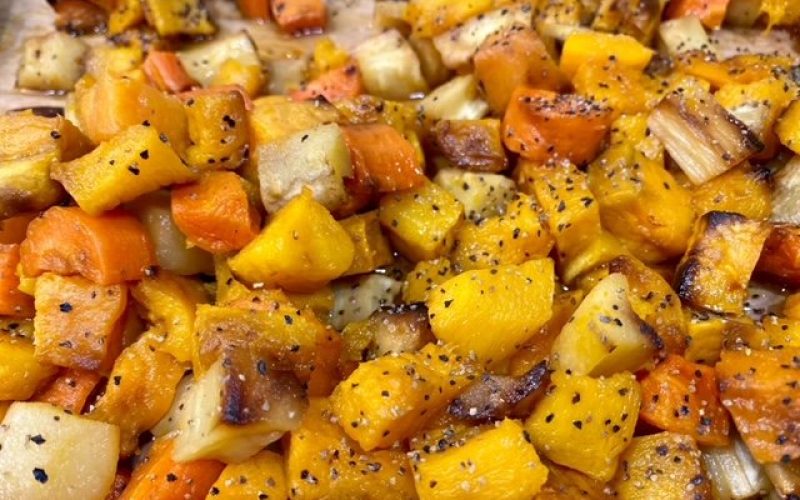 Rosted Root Veggies and Butternut Squash