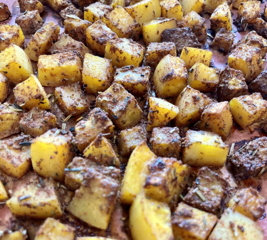 Slow Roasted Fall Spiced Butternut Squash