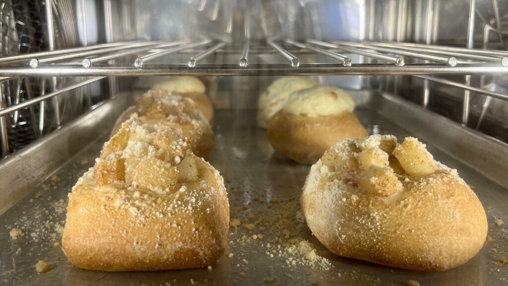 Kolaches Baking.
