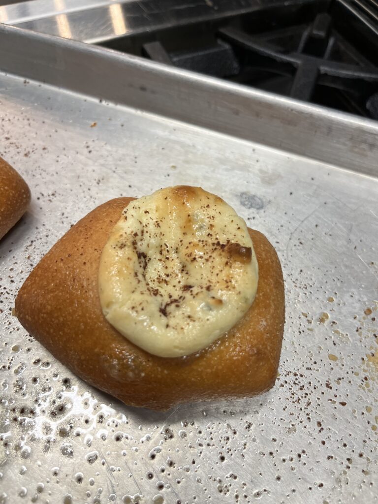 Jalapeno Honey Cream Cheese Kolache.