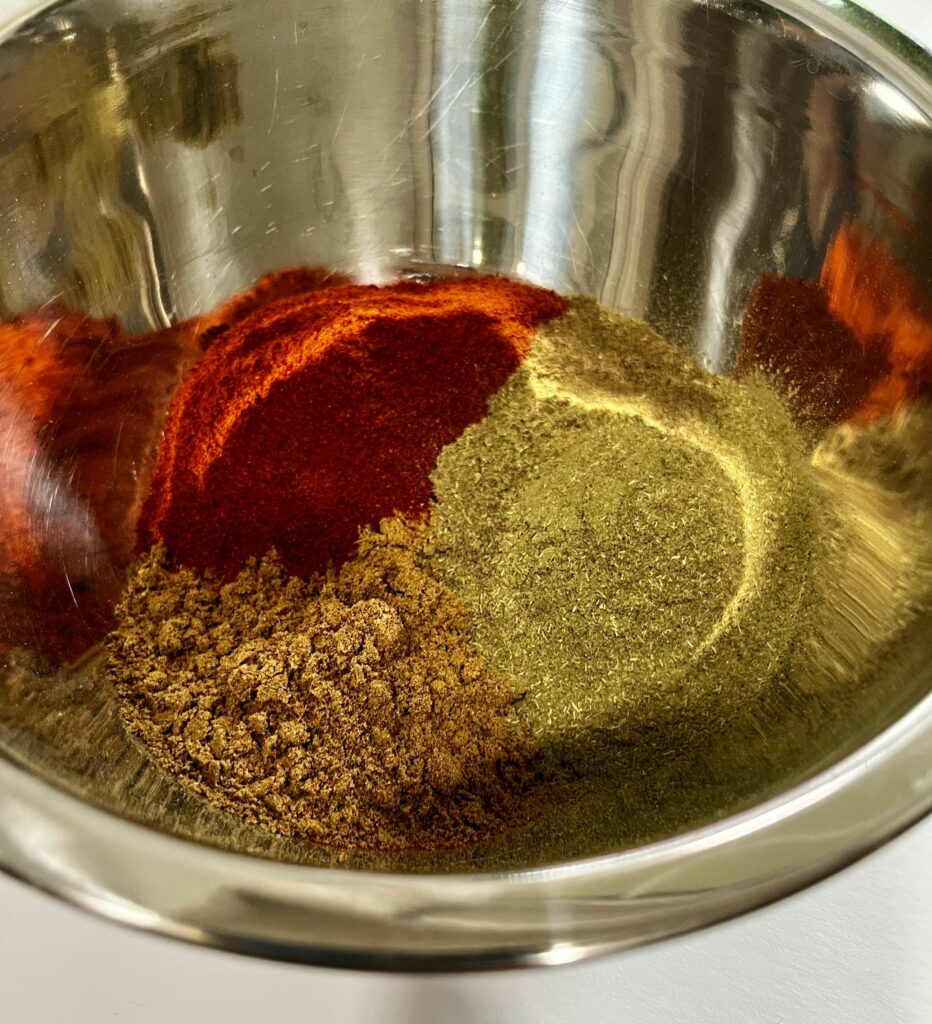 Cumin, Thyme, and Paprika for Latin Rice Pilaf