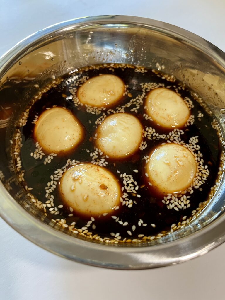 Soy Marinated Hardboiled Eggs