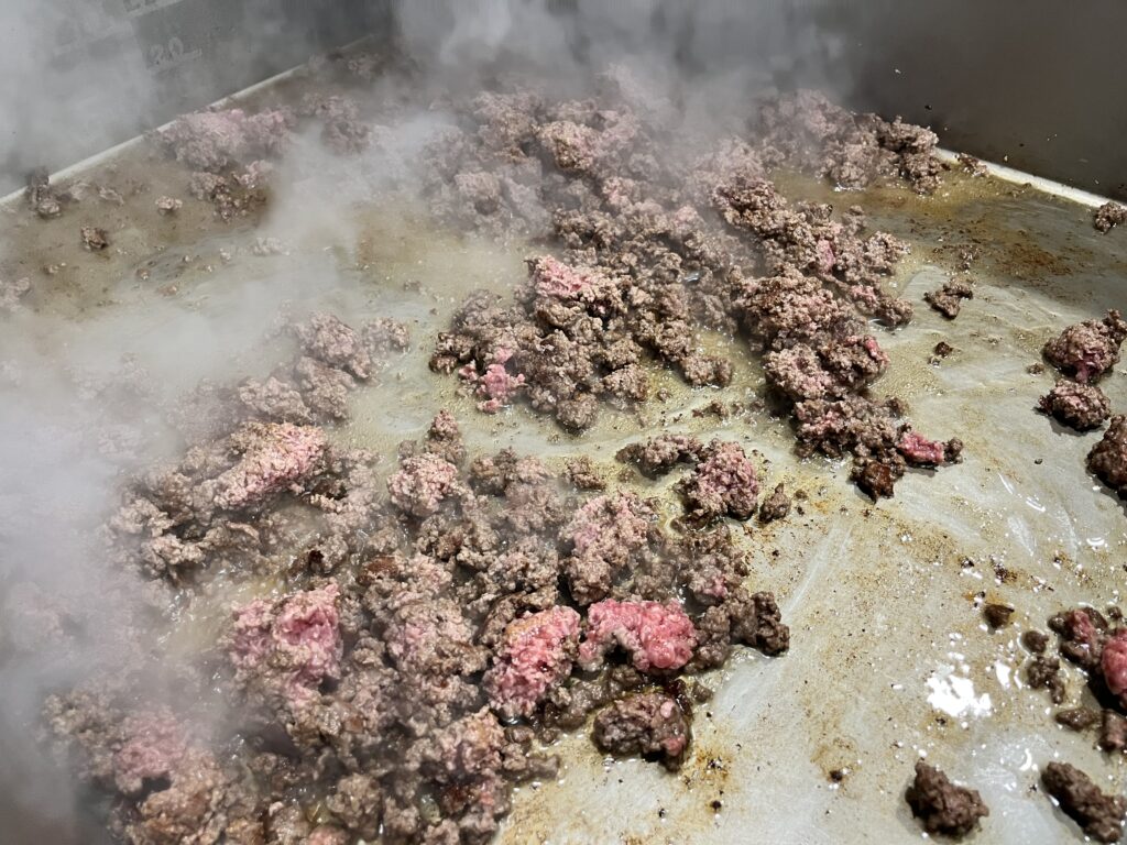 Browning Ground Beef