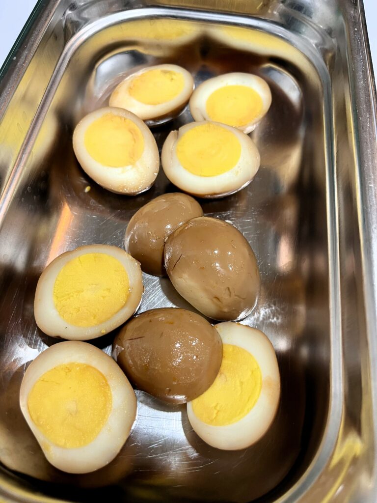 Soy Marinated Hardboiled Eggs