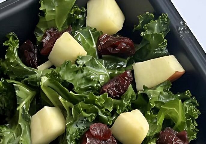 Apple-Craisin Kale Side Salad