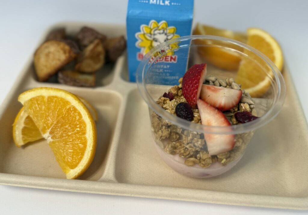 Strawberry Peanut Crunch Fro-Yo