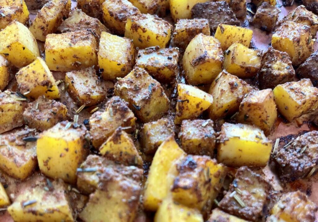 Slow Roasted Fall Spiced Butternut Squash