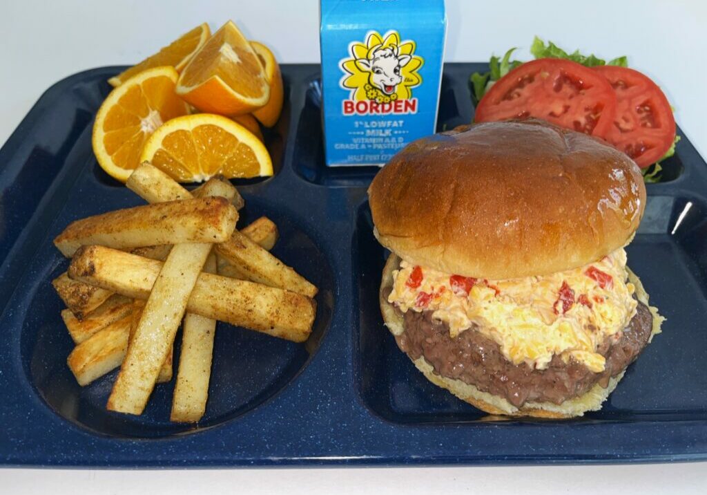 Southern pimento cheese burger