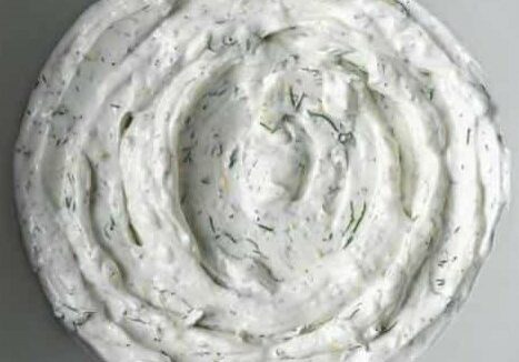 Lemony-Dill Yogurt Sauce.