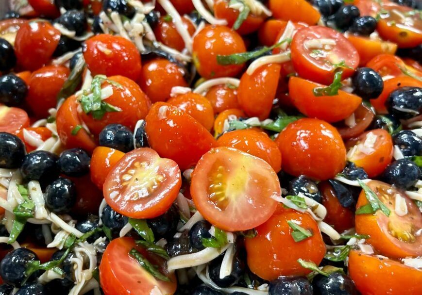 Tomato-Blueberry Salad